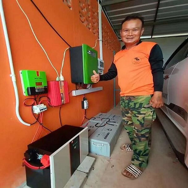 200 sistemas de baterías solares de litio instalados en Bangkok